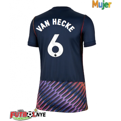 Camiseta Tottenham Hotspur Jan Paul van Hecke #6 Visitante Equipación para mujer 2026-27 manga corta